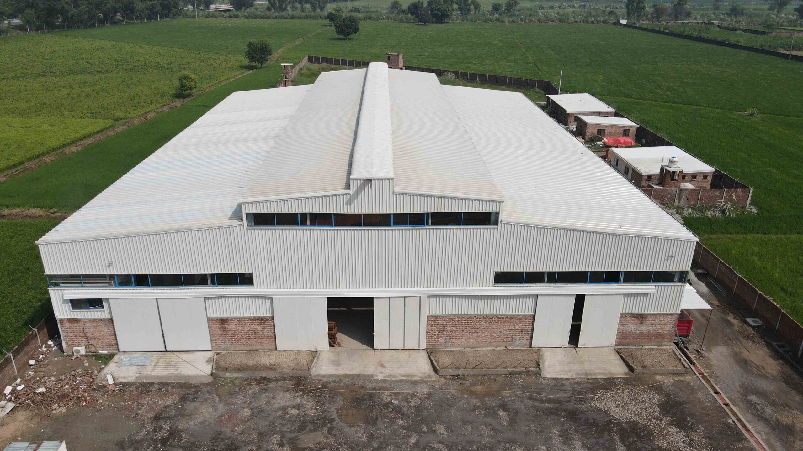 Facility front elevation